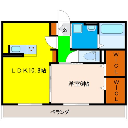 二軒屋駅 徒歩5分 3階の物件間取画像